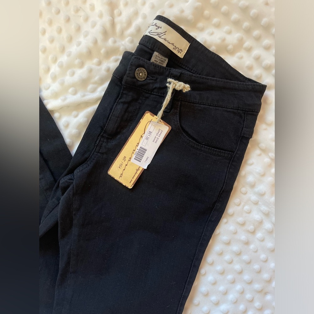 Vintage Havana black zipper jeans size small - Picture 2 of 5